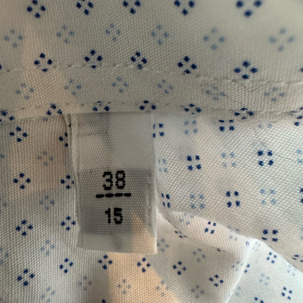 White Patterned Button Down - image 4